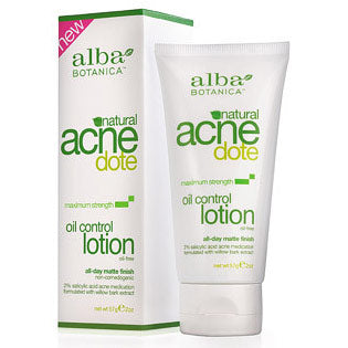 Natural Acnedote Oil Control Lotion, 2 oz, Alba Botanica