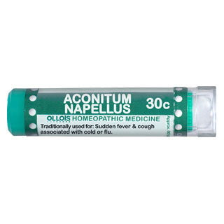 Aconitum Napellus 30c, 80 Pellets, Ollois Homeopathic