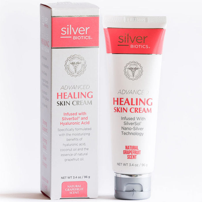 Advanced Healing Skin Cream - Grapefruit, 3.4 oz, Silver Biotics