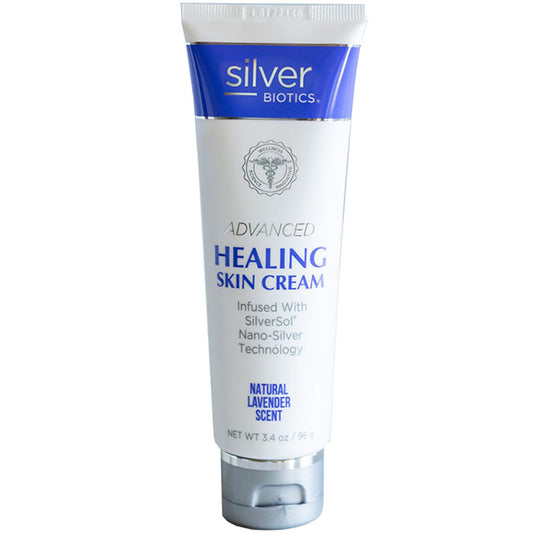 Advanced Healing Skin Cream - Lavender, 3.4 oz, Silver Biotics