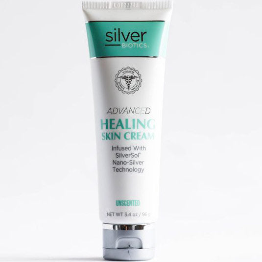 Advanced Healing Skin Cream - Unscented, 3.4 oz, Silver Biotics