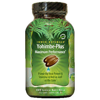 Yohimbe-Plus Maximum Performance, 100 Liquid Soft-Gels, Irwin Naturals