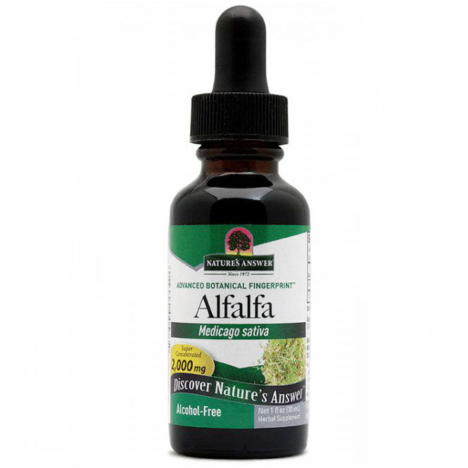 Alfalfa Alcohol Free Extract Liquid 1 oz from Nature's Answer