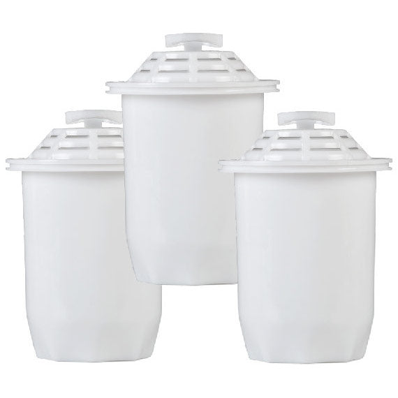 Alkaline Water Pitcher Filter, Value Pack, 3 Pack, Santevia Water Systems