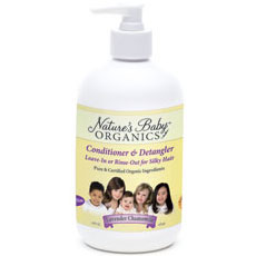 All Natural Hair Conditioner, Lavender Chamomile, 16 oz, Nature's Baby Products