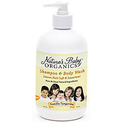 All Natural Shampoo and Body Wash, Lavender Chamomile, 16 oz, Nature's Baby Products