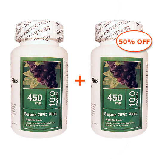 Buy 1 Get 1 50% Off! All Nature Super OPC Plus, 100 Capsules x 2 Bottles