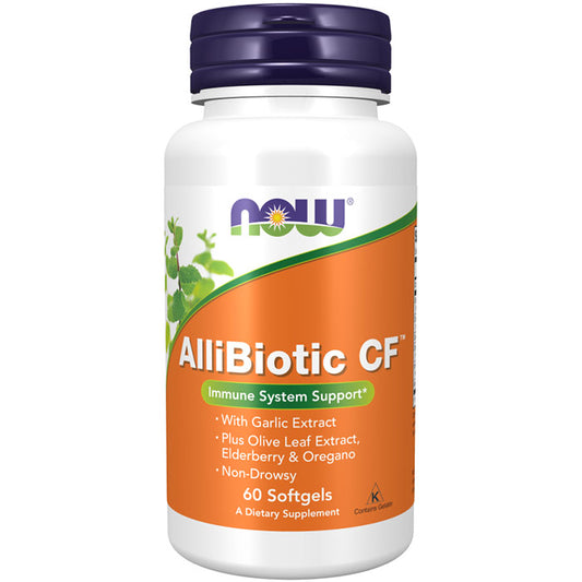 Allibiotic CF Non-Drowsy Formula for Immune Support, 60 Softgels, NOW Foods