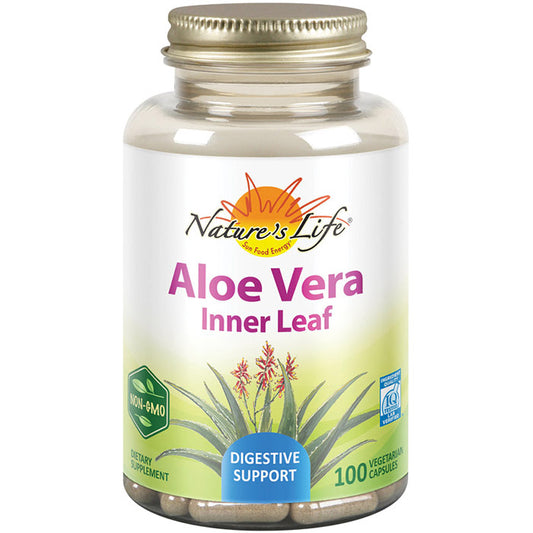 Aloe Vera Inner Leaf, 100 Vegetarian Capsules, Nature's Life