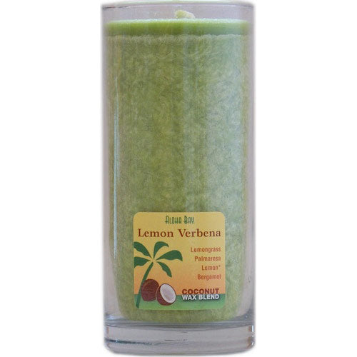 Aloha Jar Coconut Wax Blend Candle with Pure Essential Oils, Lemon Verbena, 11 oz, Aloha Bay