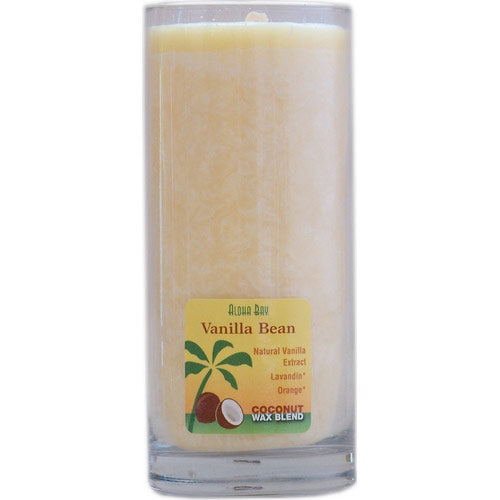 Aloha Jar Coconut Wax Blend Candle with Pure Essential Oils, Vanilla Bean, 11 oz, Aloha Bay