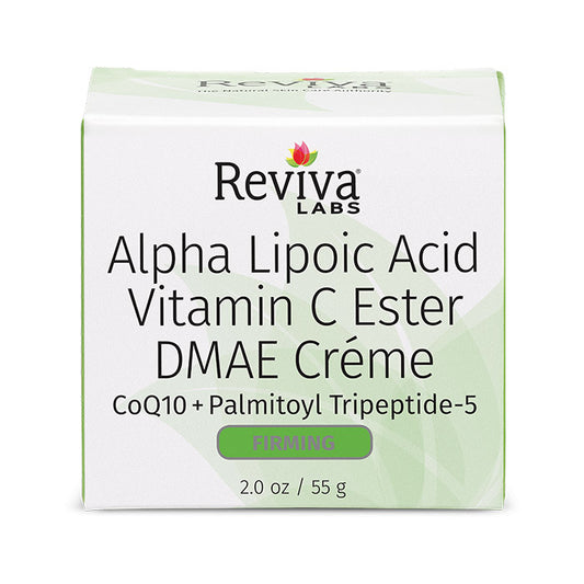 Reviva Labs Alpha Lipoic Acid Vitamin C Ester DMAE Cream, 2 oz