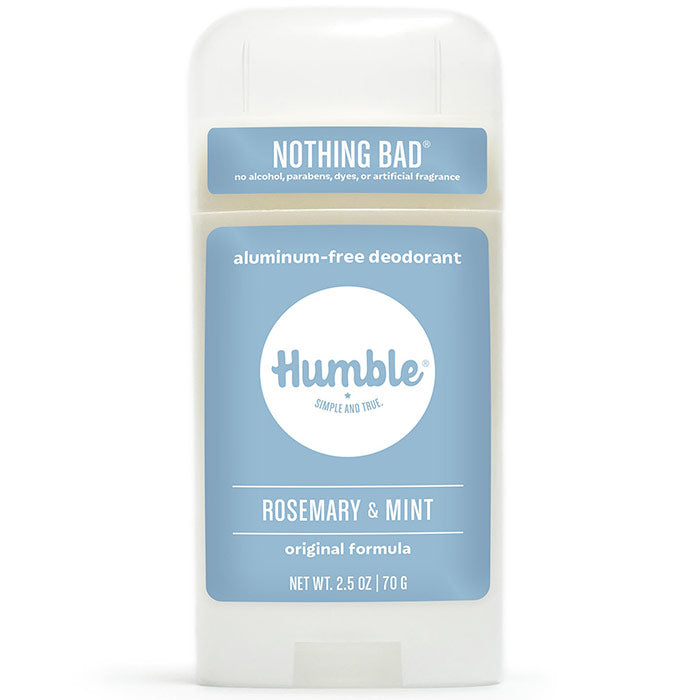 Aluminum-Free Original Formula Deodorant, Rosemary & Mint, 2.5 oz, Humble Brands