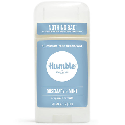 Aluminum-Free Original Formula Deodorant, Rosemary & Mint, 2.5 oz, Humble Brands