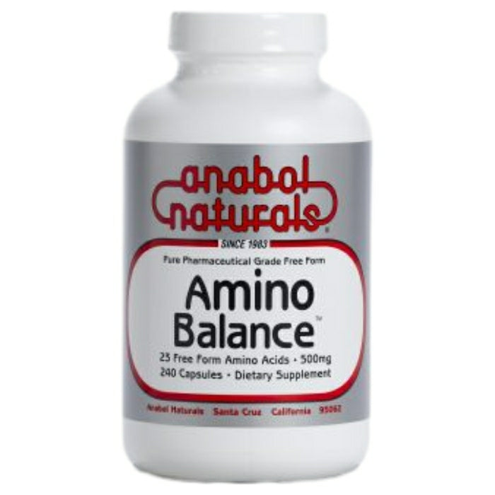 Amino Balance 500 mg, 240 Capsules, Anabol Naturals