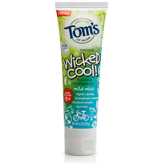 Wicked Cool Children's Toothpaste - Mild Mint, 4.2 oz, Tom's of Maine