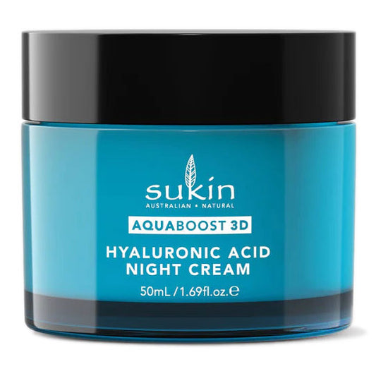 Aquaboost 3D Hyaluronic Acid Night Cream, 1.69 oz, Sukin