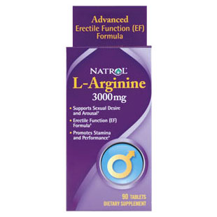 L-Arginine 3000 mg, 90 Tablets, Natrol