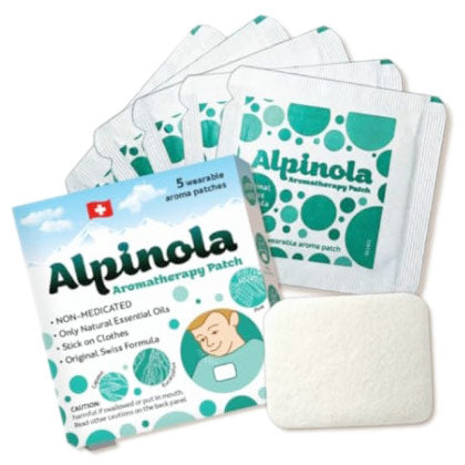 Aromatherapy Patches with Essential Oils, 5 ct, Alpinola
