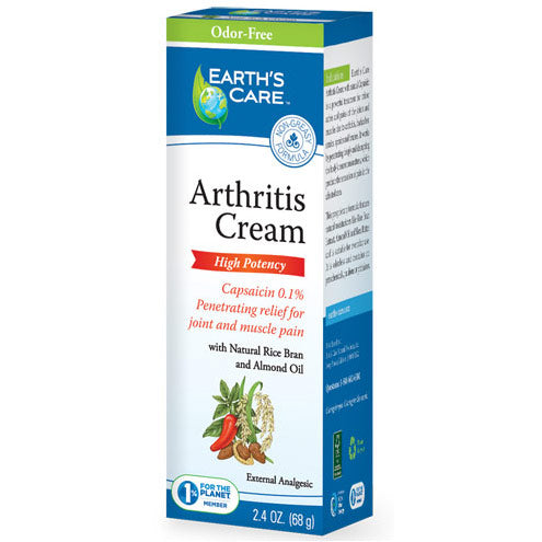 Arthritis Cream, 2.4 oz, Earth's Care