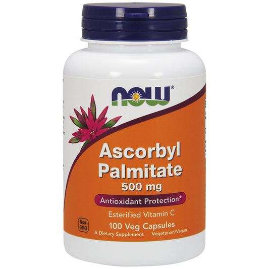 Ascorbyl Palmitate 500mg, Vitamin C 100 Vcaps, NOW Foods