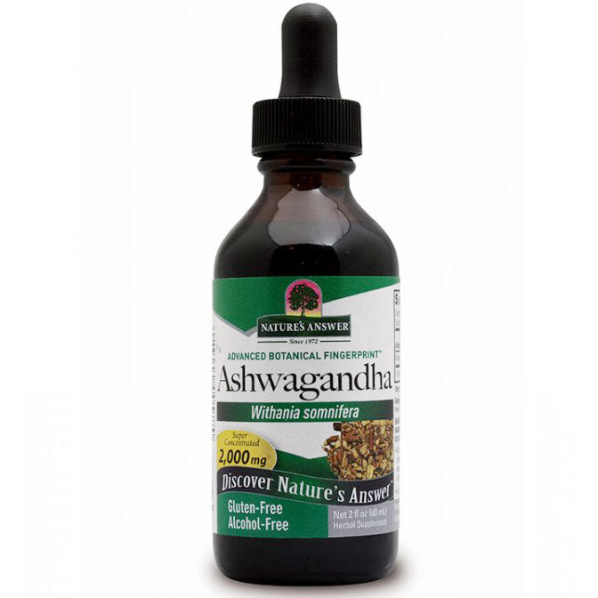 Ashwagandha Alcohol-Free Liquid, 2 oz, Nature's Answer