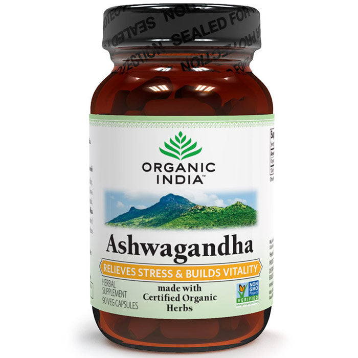 Ashwagandha, Value Size, 180 Vegetarian Capsules, Organic India ...
