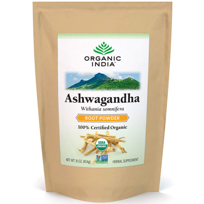 Ashwagandha Root Powder, 1 lb, Organic India