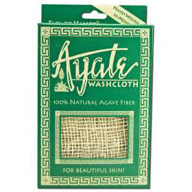 Ayate Washcloth, 100% Natural Agave Fiber, 12 Units, Flower Valley