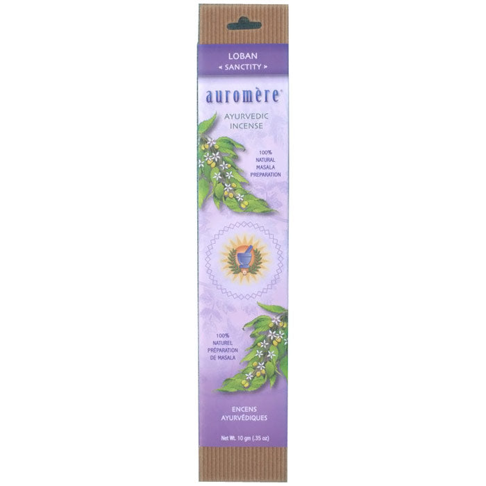 Ayurvedic Incense - Loban, 10 g, Auromere