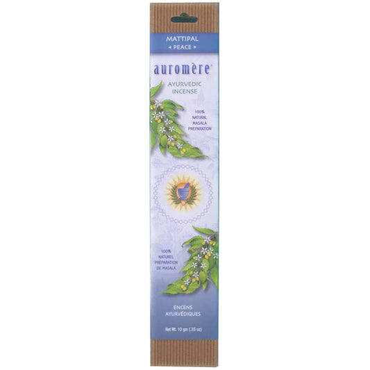 Ayurvedic Incense - Mattipal, 10 g, Auromere