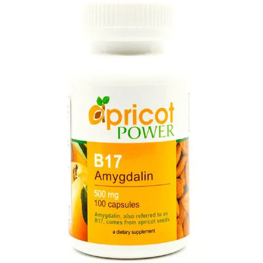 B17/Amygdalin 500 mg, 100 Capsules, Apricot Power