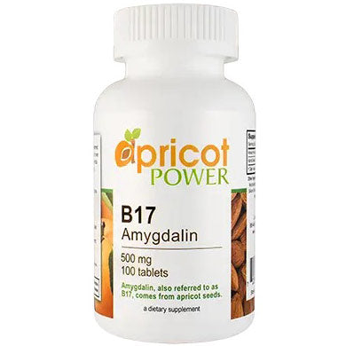 B17/Amygdalin 500 mg, 100 Tablets, Apricot Power