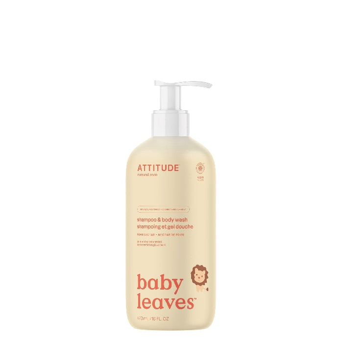 Baby Leaves 2-in-1 Shampoo - Pear Nectar, 16 oz, Attitude