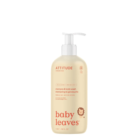 Baby Leaves 2-in-1 Shampoo - Pear Nectar, 16 oz, Attitude