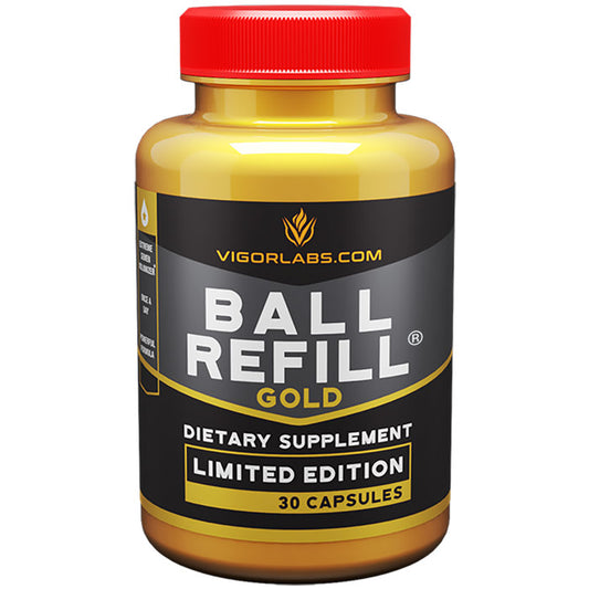 Ball Refill Gold, Limited Edition, 30 Capsules, Vigor Labs