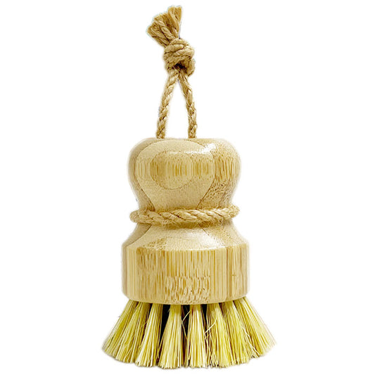 Bamboo Dish Brush with Sisal & Coconut Bristles, 1 ct, Airnex