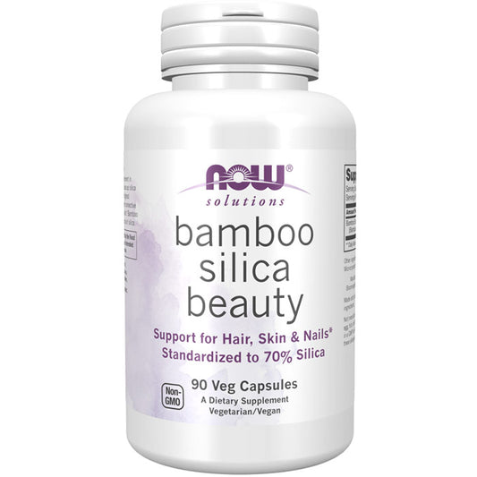 Bamboo Silica Beauty, 90 Veg Capsules, NOW Foods