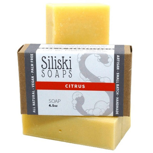 Bar Soap - Citrus, 4.5 oz, Siliski Soaps