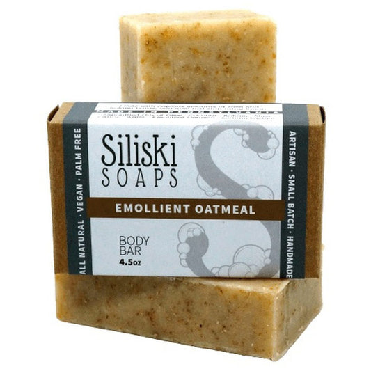 Bar Soap - Emollient Oatmeal, 4.5 oz, Siliski Soaps