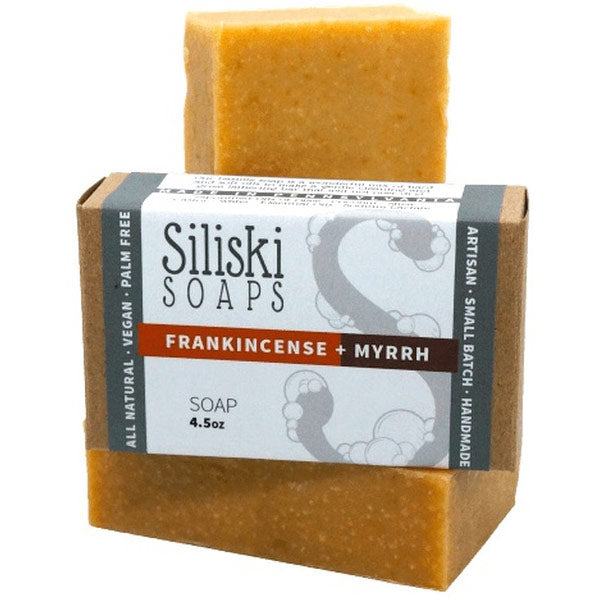 Bar Soap - Frankincense & Myrrh, 4.5 oz, Siliski Soaps