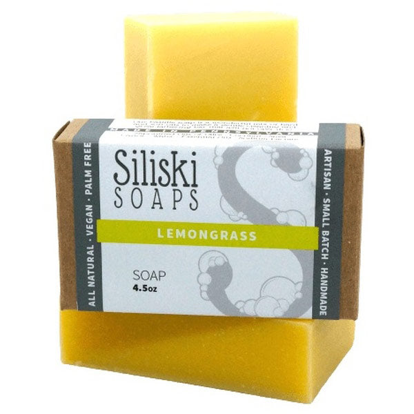 Bar Soap - Lemongrass, 4.5 oz, Siliski Soaps