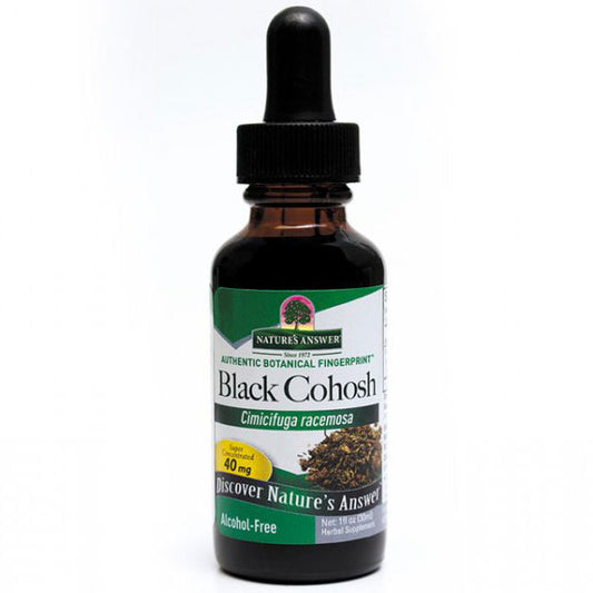 Black Cohosh Root Extract Liquid, Alcohol Free, 1 oz, Nature's Answer