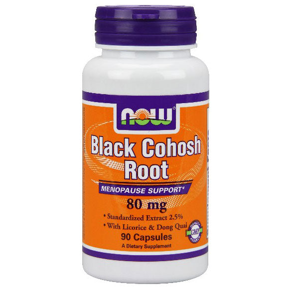 Black Cohosh Plus Licorice and Dong Quai 90 Caps, NOW Foods