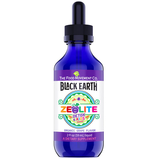 Black Earth Zeolite Detox 4 Kids Dropper, 2 oz, The Food Movement