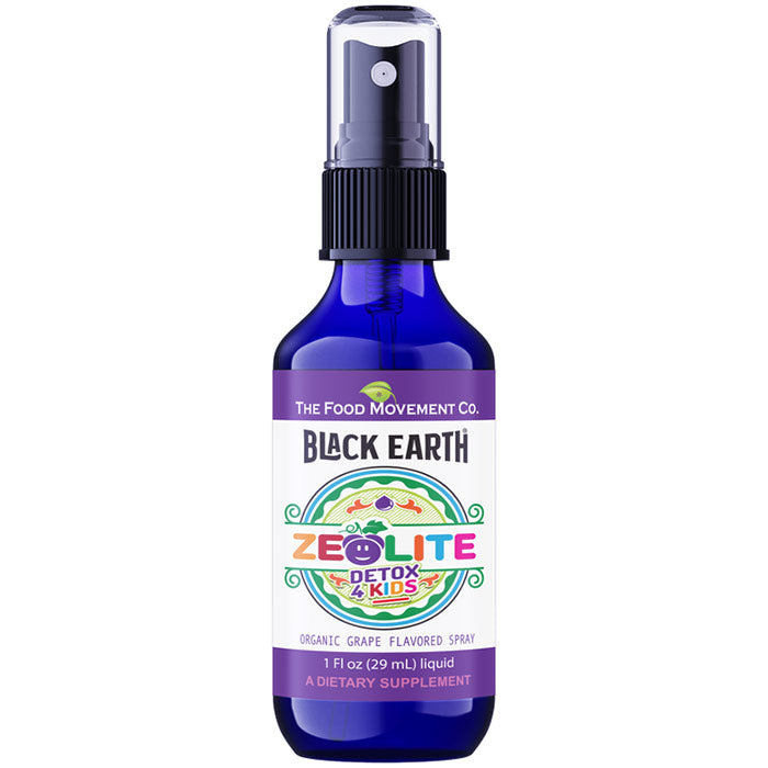 Black Earth Zeolite Detox 4 Kids Spray, 1 oz, The Food Movement