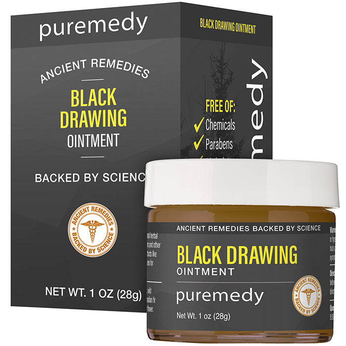 Black Drawing Ointment, Value Size, 2 oz, Puremedy