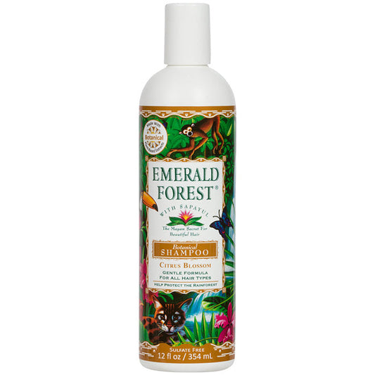 Botanical Shampoo, Citrus Blossom, 12 oz, Emerald Forest