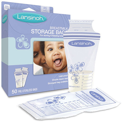 Breastmilk Storage Bags, 25 Pre-Sterilized Bags, Lansinoh Laboratories, Inc.