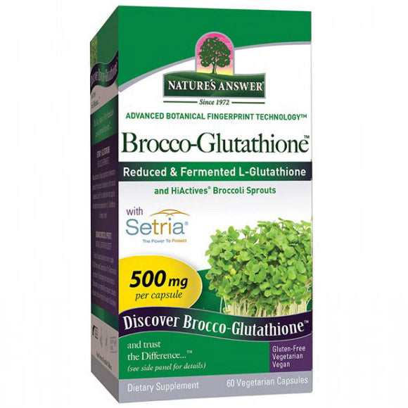 Brocco-Glutathione, Fermented L-Glutathione + Broccoli, 60 Vegetarian Capsules, Nature's Answer